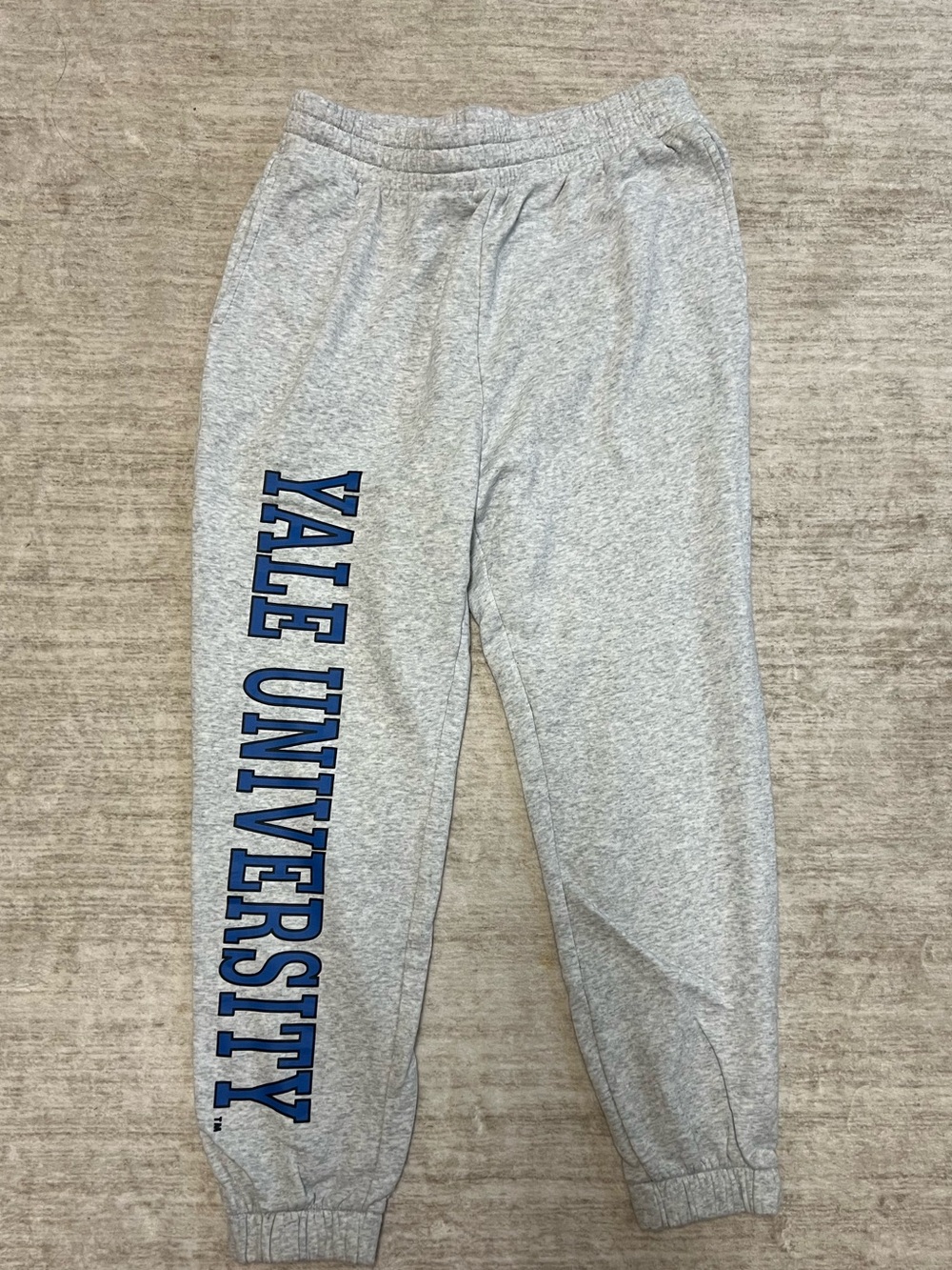 Yale 🎓📚💙🤍Gray Drawstring Jogger Pants